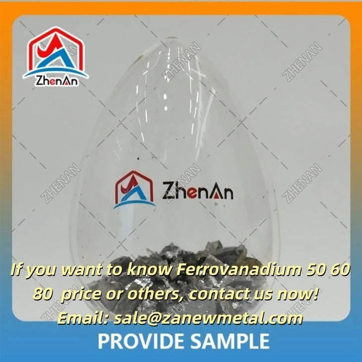 10-50 mm 80% Min Ferro Vanadium suppliers