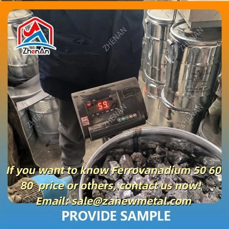 50-100 mm 60% Ferro Vanadium Alloy factory
